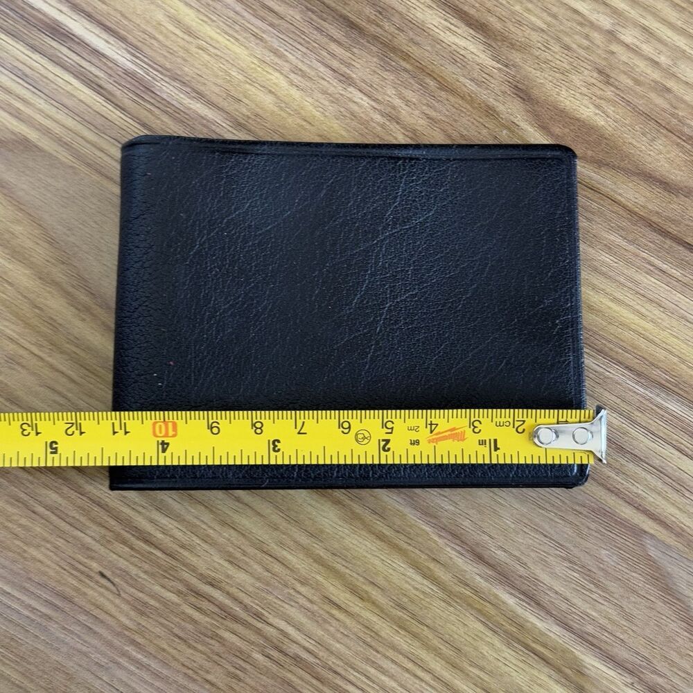 Calfskin Bifold Black Leather Wallet Calfskin Bangalore - Picture 8 of 9